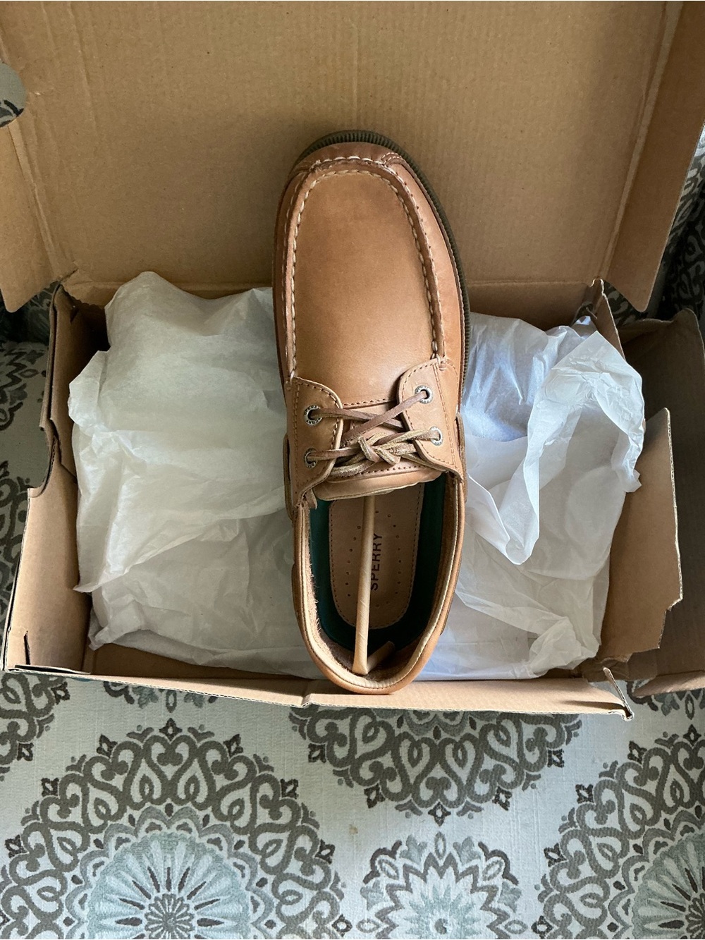 Men’s Sperry Mako 2 eye Leather Loafers/Boatshoes size 11 - New